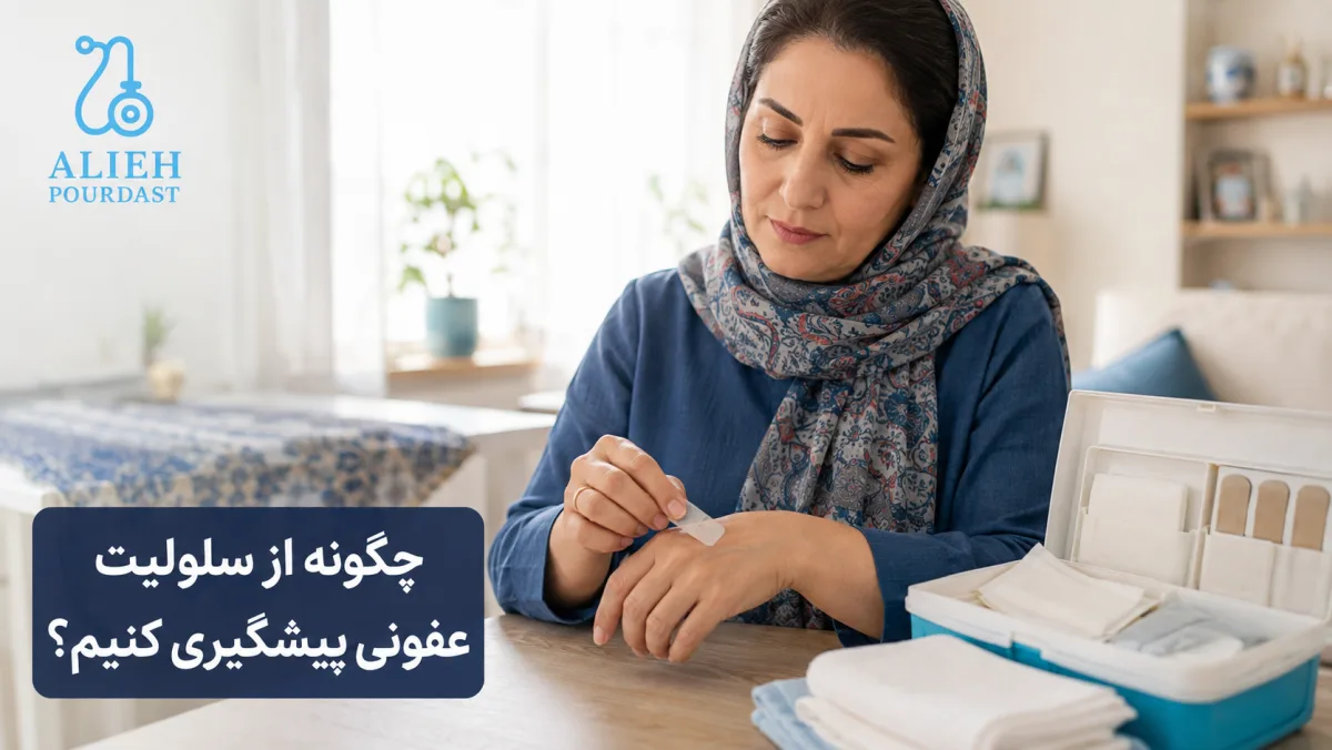 مراقبت صحیح از خراش پوست برای کاهش خطر سلولیت عفونی